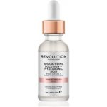 Makeup Revolution Skincare 5% Caffeine solution + Hyaluronic Acid sérum na oční okolí 30 ml – Sleviste.cz