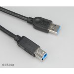 Akasa AK-CBUB01-15BK USB 3.0 Type A-B, 1,5m – Zbozi.Blesk.cz