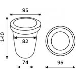 Nimco Náhradní díl WC nádobka 1094KU – Zbozi.Blesk.cz
