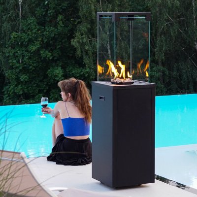 KRATKI Patio Light 8,2 kW černá – Zboží Dáma