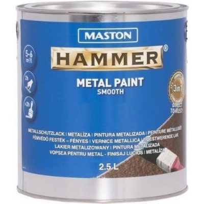 Maston Paint Hammer Smooth Blue 2,5l