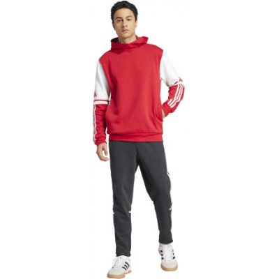 adidas Squadra 25 Sweat Hoody červeno bílá – Zboží Mobilmania