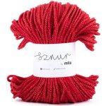Bavlněná šňůra MILA GLITTER 5mm - Červená zlatá/PG113 – Zboží Dáma