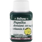 MedPharma Pupalka dvouletá 500 mg + Vitamín E 37 tablet – Sleviste.cz