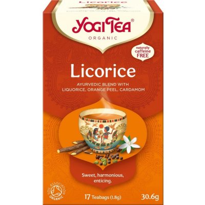 Yogi Tea Licorice Lékořice 17 x 1.8 g – Zbozi.Blesk.cz