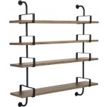 Gubi Police Démon Shelf 2, 155cm, 4 shelves, walnut – Hledejceny.cz