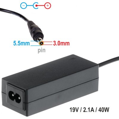 Akyga AK-ND-48 19V/2.1A 40W 5.5x3.0mm + pin - neoriginální – Zboží Mobilmania