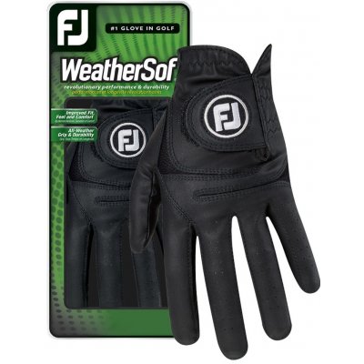 Footjoy WeatherSof Mens Golf Glove černá Pravá XL – Zboží Dáma