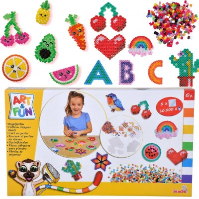 SIMBA A&F Dárková sada zažehlovací korálky 10 000 ks – Zboží Dáma