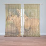 Sablio Záclony Lvíčata: 2ks 150x250cm – Hledejceny.cz