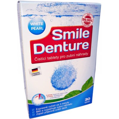 WP SMILE DENTURE čistící tablet na zubní náhrady 30 tablet