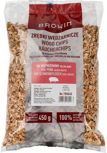 Biowin dřevní štěpka na uzení / grilování 70% olše + 30% buk 450 g