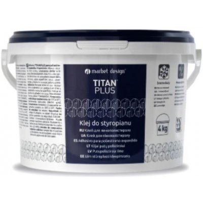 IMPOL TRADE lepidlo na polystyren TITAN PLUS 4 kg bílý – Sleviste.cz