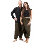 Teplé harémové kalhoty / Sultánky LAHARA CLASSIC zelené – Zboží Dáma