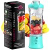 Mixér, šlehač ActivePlus přenosný bezdrátový na smoothie nabíjecí 600ml Tyrkysový