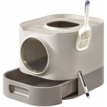 Feandrea krytá toaleta 54 x 42,8 x 40 cm – Sleviste.cz