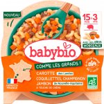 BABYBIO Těstoviny coquillettes s mrkví, žampiony, šunkou 200 g – Sleviste.cz