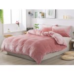 Xpose Mikroplyš povlečení Jorga Exclusive starorůžové 140x200 70x90 – Zboží Mobilmania