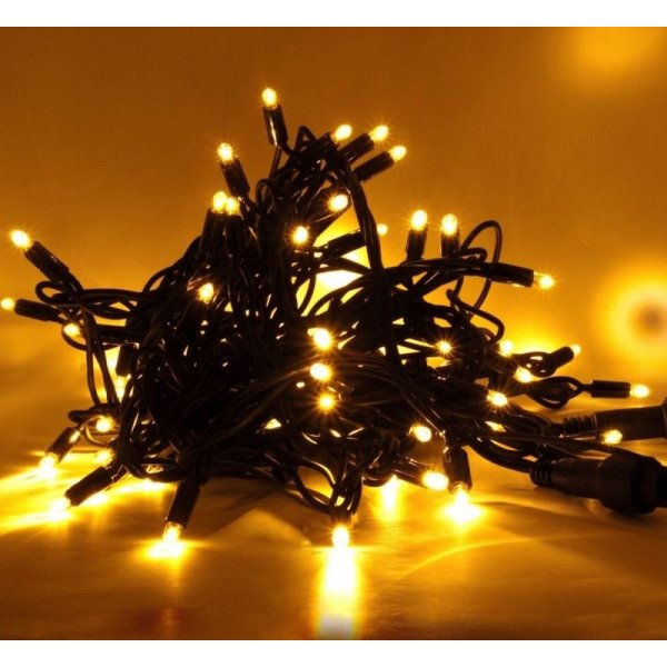 LUMA LED 100 LED řetěz 10m+5m IP44, vánoční dekorační osvětlení, teplá bílá  - VELKÉ LED DIODY DIAMOND od 499 Kč - Heureka.cz