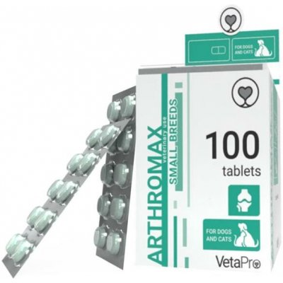 VetaPro Arthromax Small Breeds 100 tablet – Hledejceny.cz