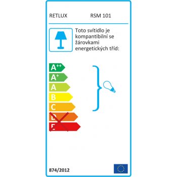 RSM 101 přisaz svít bez zdroje RETLUX