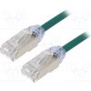 síťový kabel Panduit STP28X3MGR Patch, F/UTP,TX6A-28™, 6a, drát, Cu, LSZH, 3m, zelený
