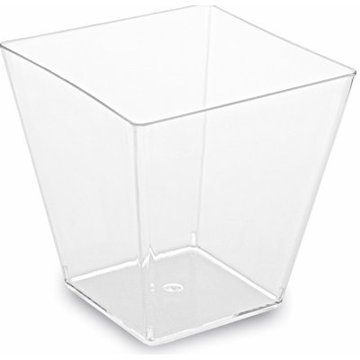 Wimex Fingerfood kelímek PS hranatý čirý 59 x 59 x 54 mm 100ml – Zboží Dáma