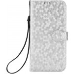 Pouzdro Honeycomb Dot Texture Case Sony Xperia 10 V stříbrné – Zboží Mobilmania