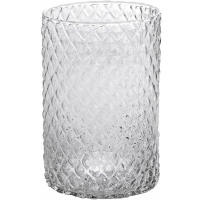 Nohel Garden Váza DIAMOND VÁLEC ruční výroba skleněná d10x15cm – Hledejceny.cz