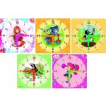 aki3839, Papír. hodiny procvičovací, Školní hodiny 21cm, MIX, 1ks – Sleviste.cz