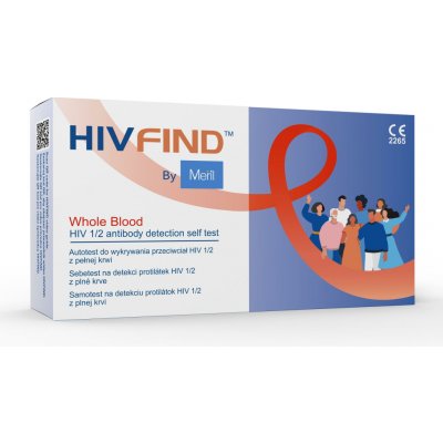 Pharma Activ Meril HIV Find Sebetest na detekci HIV z krve 1 ks – Hledejceny.cz