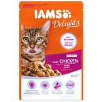 Iams Cat Senior Kuře v omáčce 85 g – Hledejceny.cz