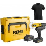 Lisovací kleště REMS Mini-Press 22V ACC L-Boxx B-P, Aku Li-Ion, 578014 bez čelistí 578X40 + tričko 30 let – Zboží Dáma
