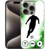 Pouzdro a kryt na mobilní telefon Apple mmCase Gelové iPhone 15 Pro - fotbalista