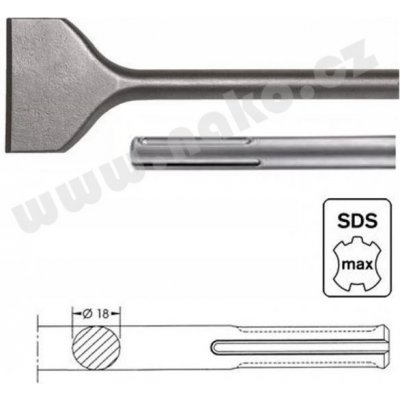 Sekáč SDS-MAX široký 50 x 300mm – Zboží Mobilmania