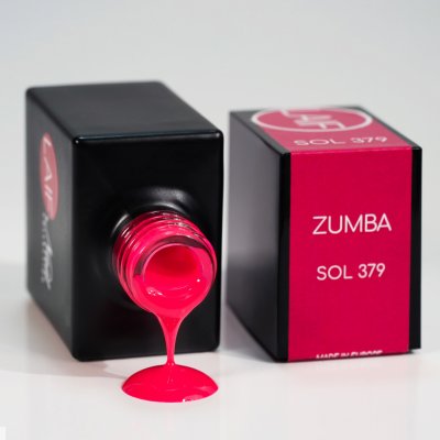 Laif Gel lak červený SOL 379 Zumba 10 ml – Hledejceny.cz