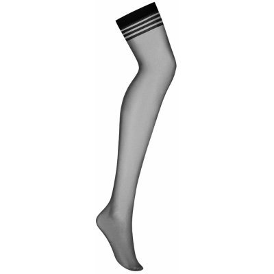 Obsessive Žhavé punčochy S820 stockings - černá – Zboží Mobilmania