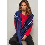 Classic Scarf kostkovaná šála modrá – Sleviste.cz