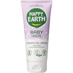 Happy Earth 100% Natural Cream Oil Wash for Baby & Kids mycí olej pro suchou a citlivou pokožku 200 ml – Zbozi.Blesk.cz