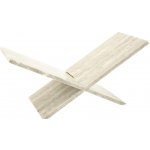 By-Boo Béžový mramorový stojan na knihy Tsun 21,5 x 42,5 cm – Zboží Dáma