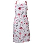 Clayre & Eef Bavlněná kuchyňská zástěra s růžemi Rustic Rose 70x85 cm – Hledejceny.cz