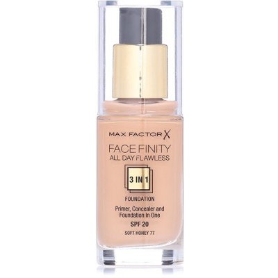 Max Factor Facefinity All Day Flawless 3in1 Foundation SPF20 77 Soft Honey 30 ml