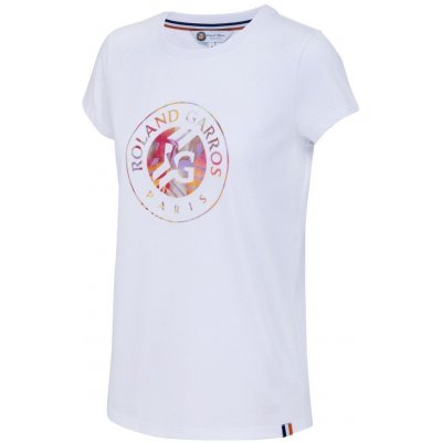 Roland Garros Tee Shirt Big Logo blanc