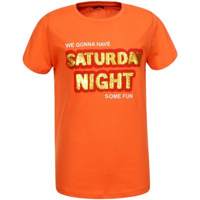 chlapecké triko s flitry Glo-Story BPO 7075, oranžová – Zboží Mobilmania