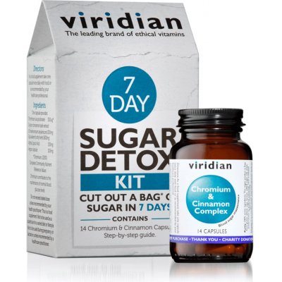 Viridian 7 Day Sugar Detox 14 kapslí