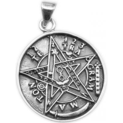 Peter Stone Stříbrný přívěsek Pentagram Eliphas Lévi 990025005250 – Hledejceny.cz