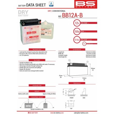 BS-Battery BB12A-B – Hledejceny.cz