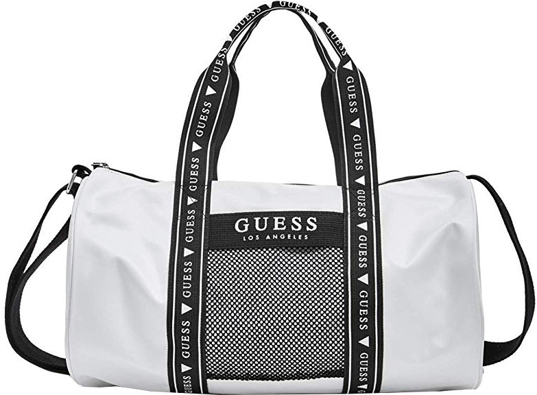 Guess dámská sportovní taška Factory Women`s Mesh Pocket Duffle Bag White  alternativy - Heureka.cz
