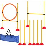 PawHut Agility překážky pro psy oranžové žluté – Hledejceny.cz