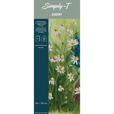 Simply-T Skicák pro akvarel v lepené vazbě 10x25 cm FG 300g, 10 listů – Zboží Dáma